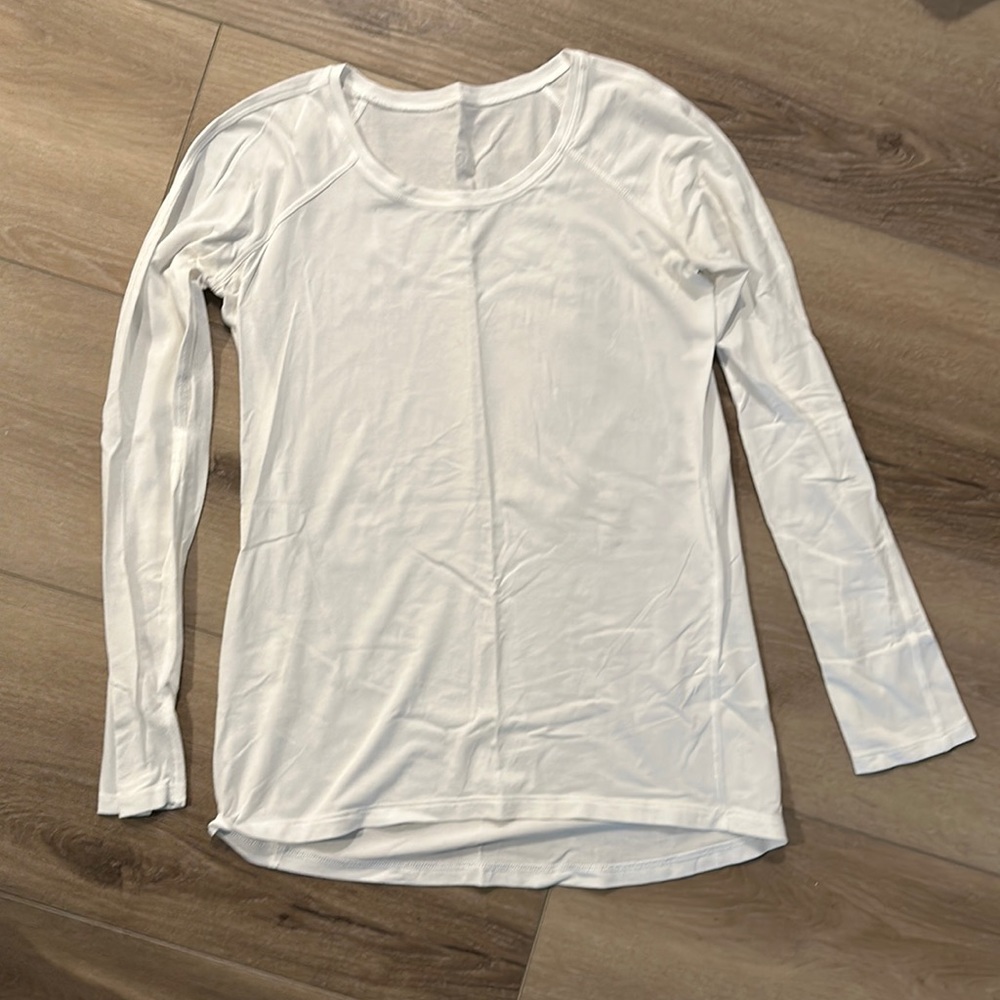 Lululemon White Long Sleeve